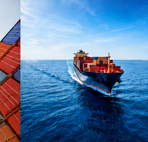 Navio de transporte internacional